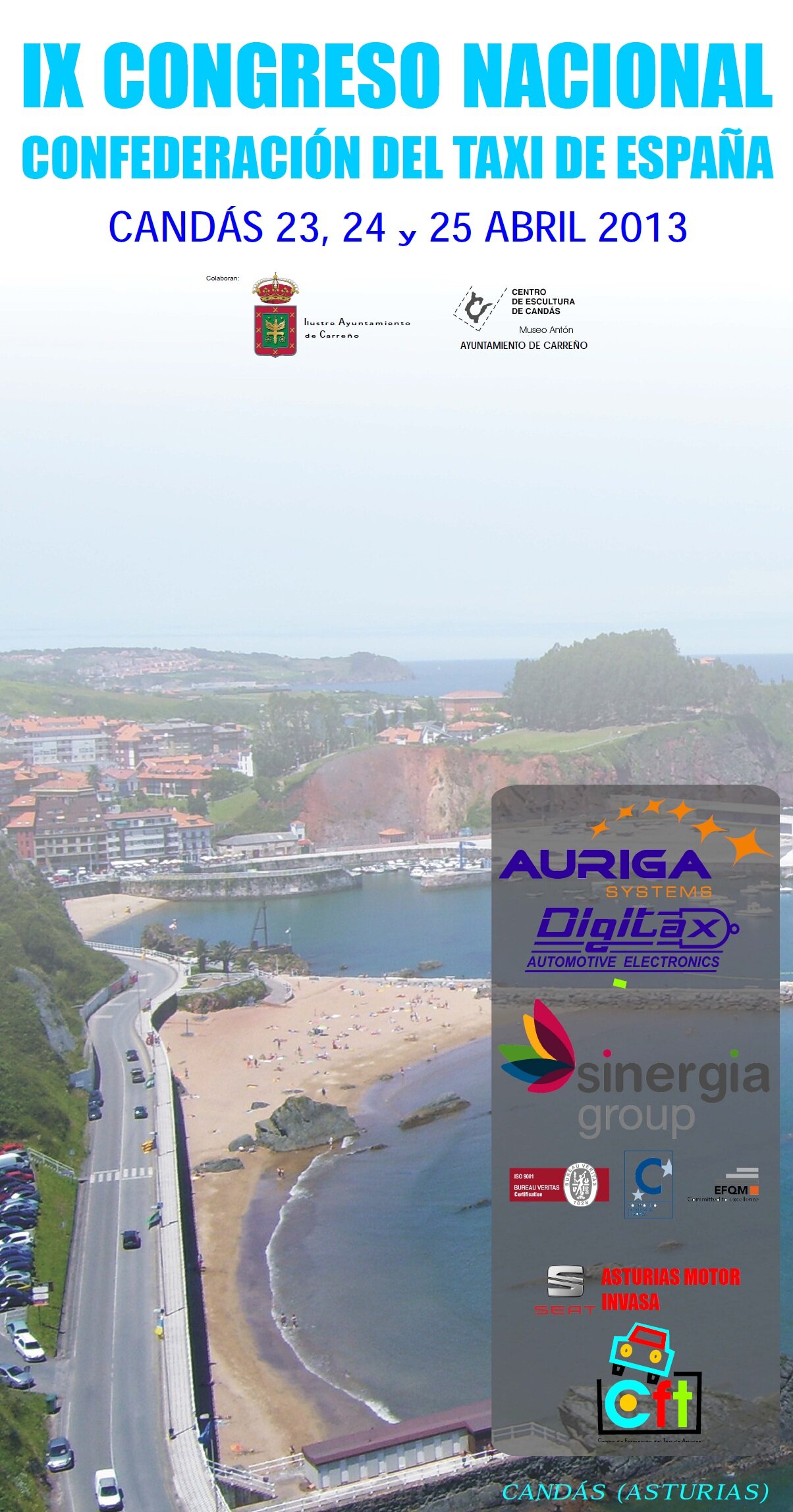 IX Congreso Nacional Confederación del Taxi de España en Candás (Asturias)